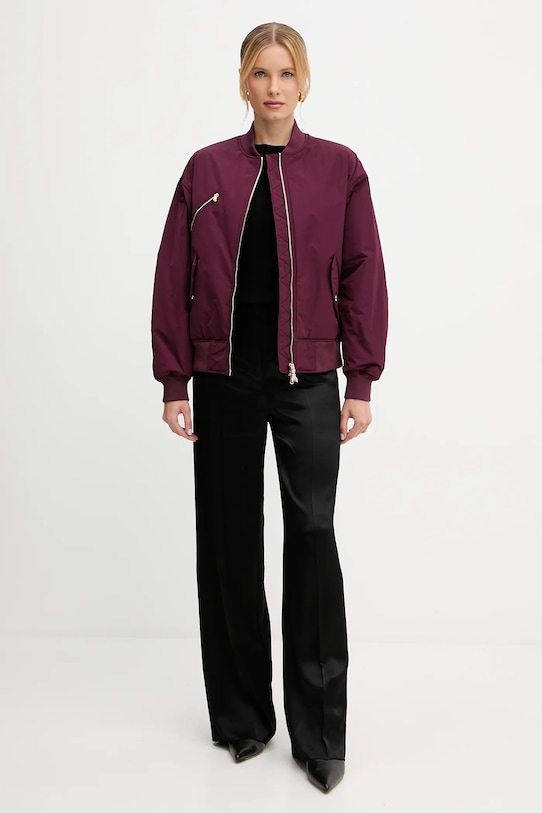 Куртка-бомбер Patrizia Pepe, бордовый
Куртка-бомбер Patrizia Pepe, бордовый