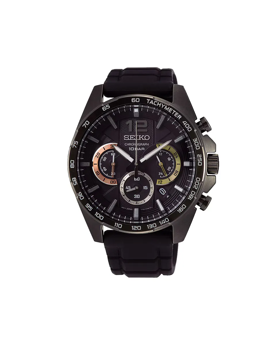 Neo Sports SSB349P1 силиконовые мужские часы с серебряным ремешком Seiko, черный
Neo Sports SSB349P1 силиконовые мужские часы с серебряным ремешком Seiko, черный