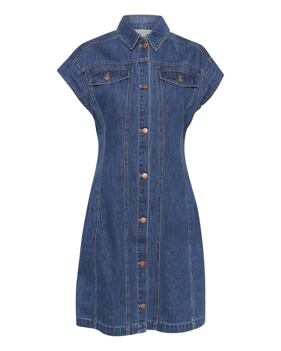 Платье-рубашка SAINT TROPEZ Joann, Blue Denim
Платье-рубашка SAINT TROPEZ Joann, Blue Denim