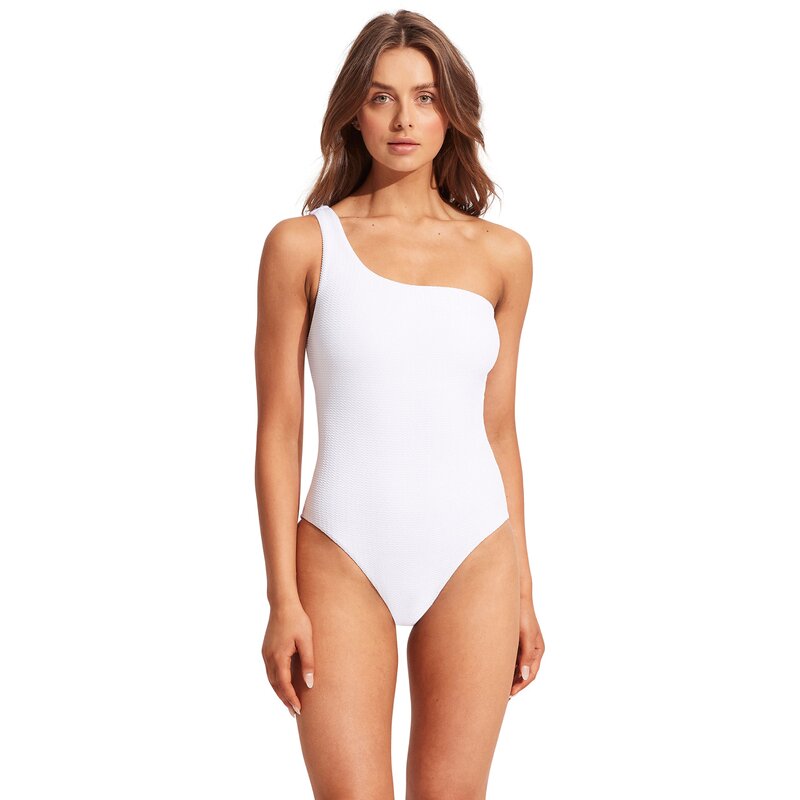 Badeanzug sea dive one Shoulder one piece Seafolly, белый
Badeanzug sea dive one Shoulder one piece Seafolly, белый