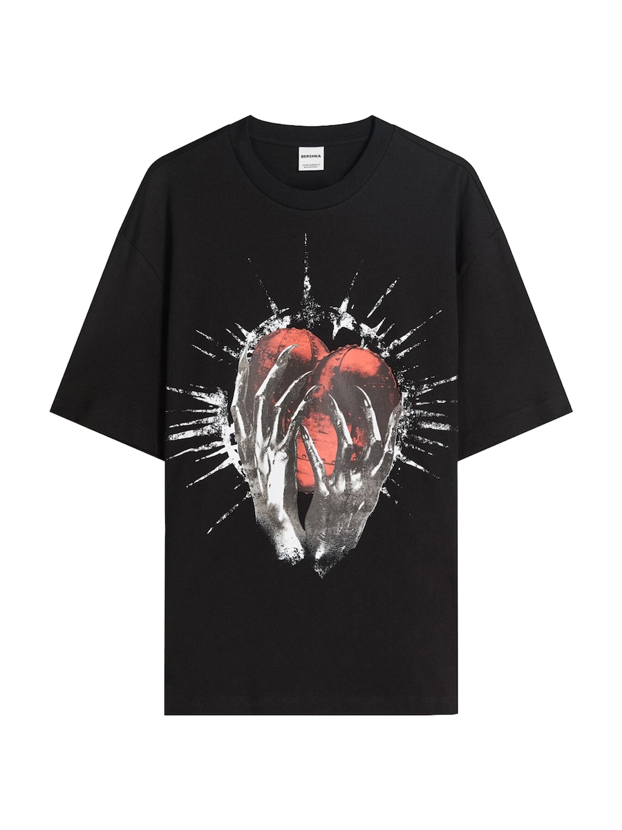 Рубашка Bershka HEART, черный
Рубашка Bershka HEART, черный
