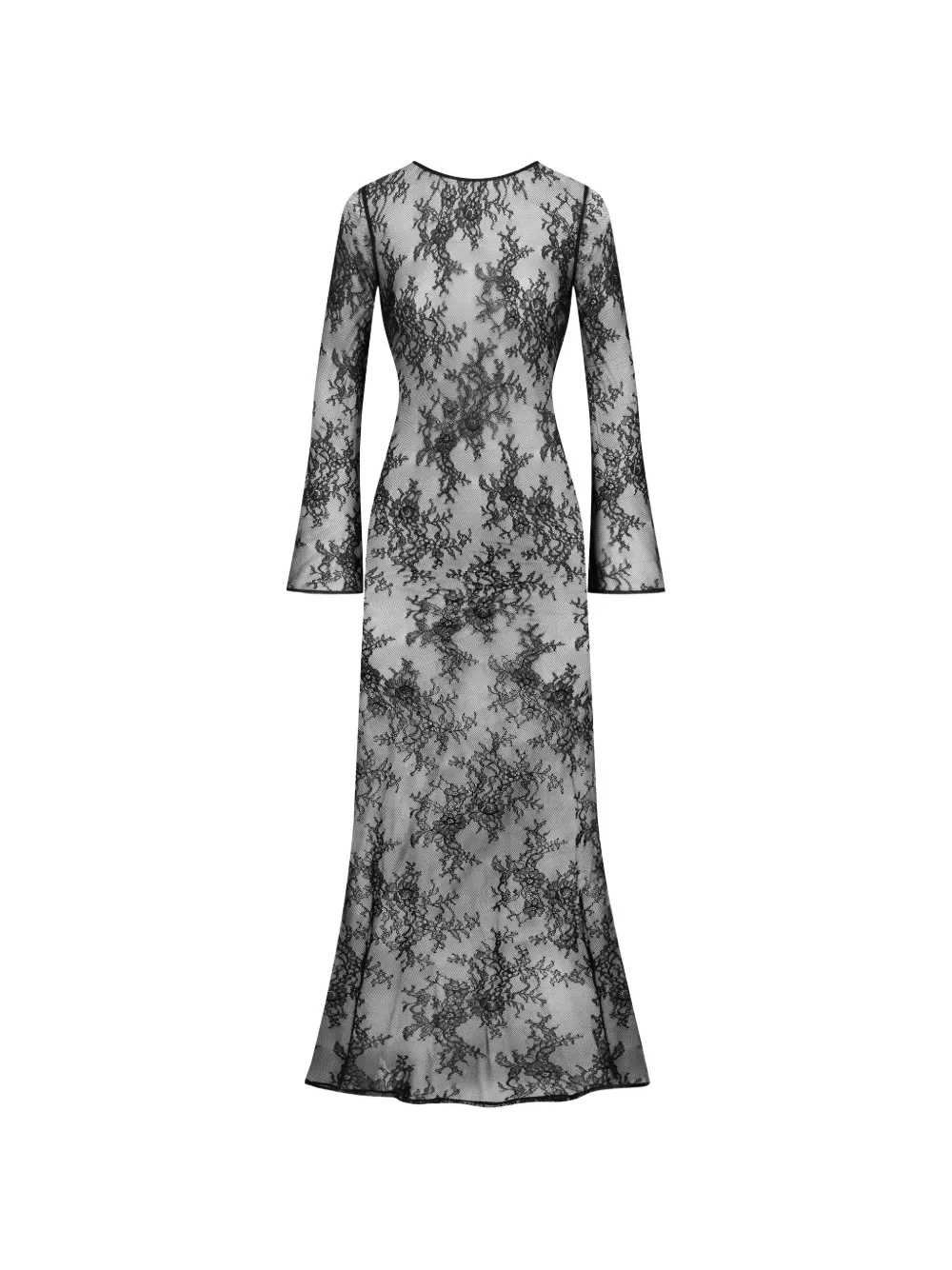 Макси-платье из кружева с открытой спиной Maison Close, черный
Макси-платье из кружева с открытой спиной Maison Close, черный