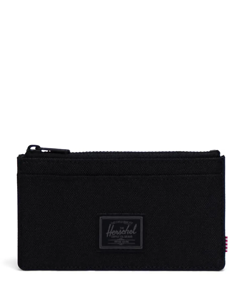 Черная экологически чистая визитница унисекс на молнии Herschel, черный
Черная экологически чистая визитница унисекс на молнии Herschel, черный