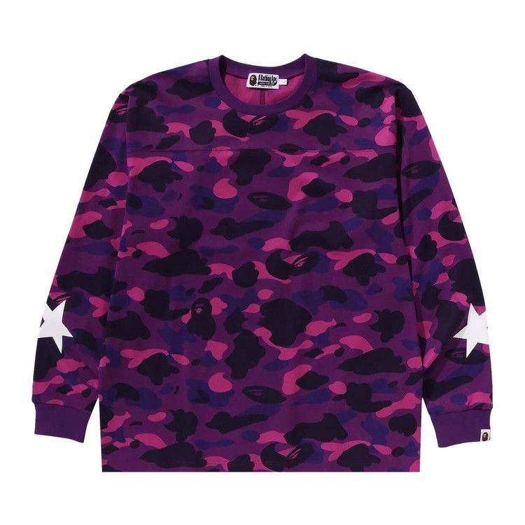 Футболка BAPE Color Camo Relaxed Fit Long-Sleeve Tee, Purple
Футболка BAPE Color Camo Relaxed Fit Long-Sleeve Tee, Purple