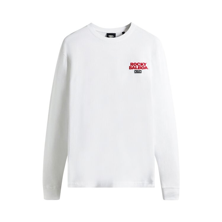 Лонгслив Kith For Rocky Go The Distance Long-Sleeve Tee 'White', белый 
Лонгслив Kith For Rocky Go The Distance Long-Sleeve Tee 'White', белый