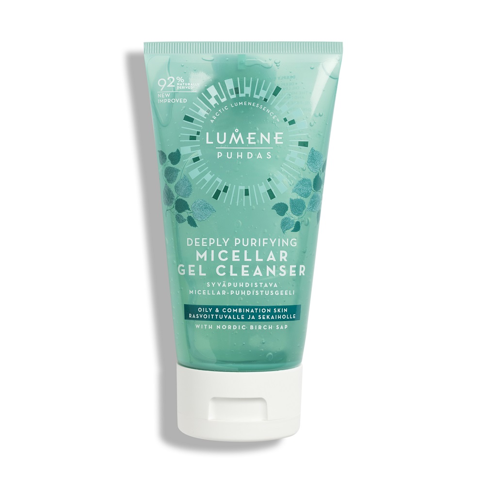 Очищающий гель для лица puhdas deeply purifying micellar gel cleanser Lumene, 150 мл
Очищающий гель для лица puhdas deeply purifying micellar gel cleanser Lumene, 150 мл