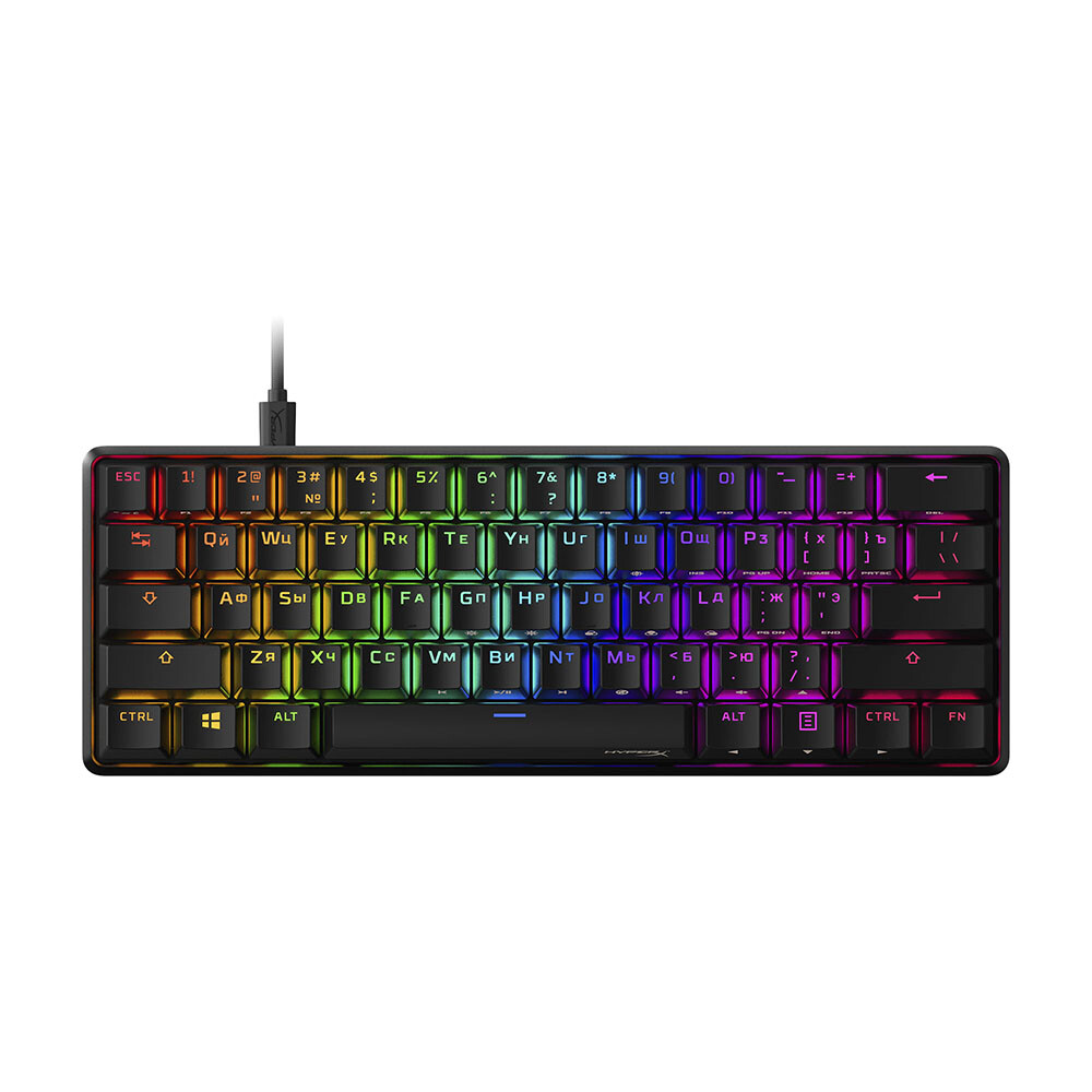 Игровая клавиатура HyperX Alloy Origins 60 RGB, чёрный, английская раскладка
Игровая клавиатура HyperX Alloy Origins 60 RGB, чёрный, английская раскладка
