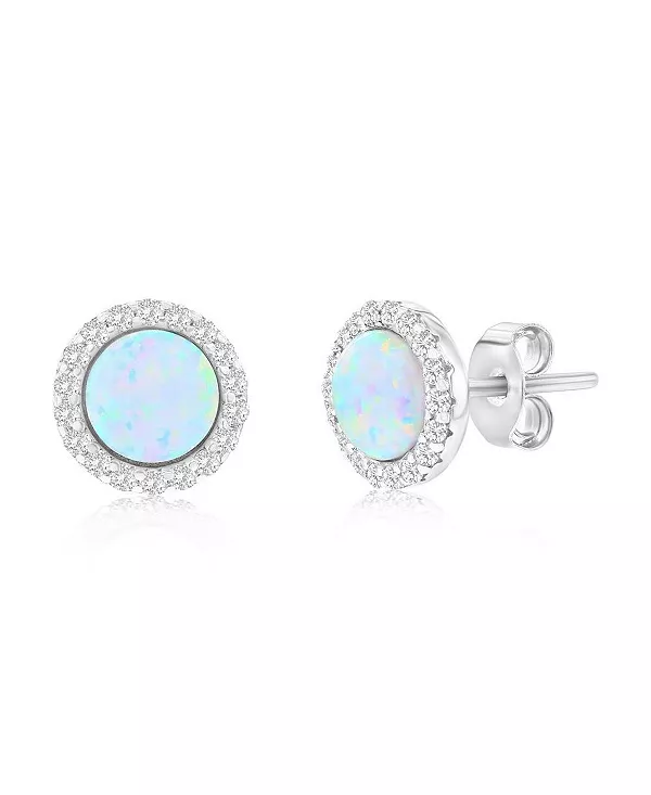 Серьги из стерлингового серебра с круглым ореолом и фианитами Caribbean Treasures, white
Серьги из стерлингового серебра с круглым ореолом и фианитами Caribbean Treasures, white