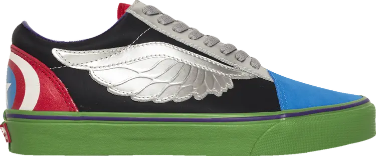 Кеды Vans Marvel x Old Skool Avengers, разноцветный 
Кеды Vans Marvel x Old Skool Avengers, разноцветный