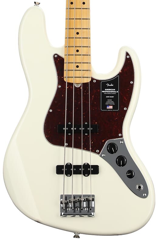Бас-гитара Fender American Professional II Jazz Bass — олимпийский белый с кленовой накладкой 0193972705
Бас-гитара Fender American Professional II Jazz Bass — олимпийский белый с кленовой накладкой 0193972705