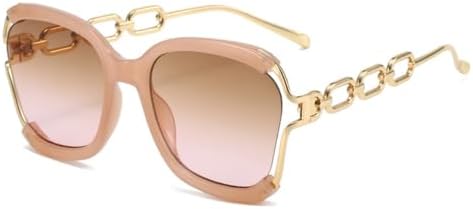 Солнцезащитные очки 2027 года для женщин, защита от ультрафиолета UV400, ретро-оправа с цепочкой и металлическим каркасом. Солнцезащитные очки для женщин MTZJH, Champagne
Солнцезащитные очки 2027 года для женщин, защита от ультрафиолета UV400, ретро-оправа с цепочкой и металлическим каркасом. Солнцезащитные очки для женщин MTZJH, Champagne