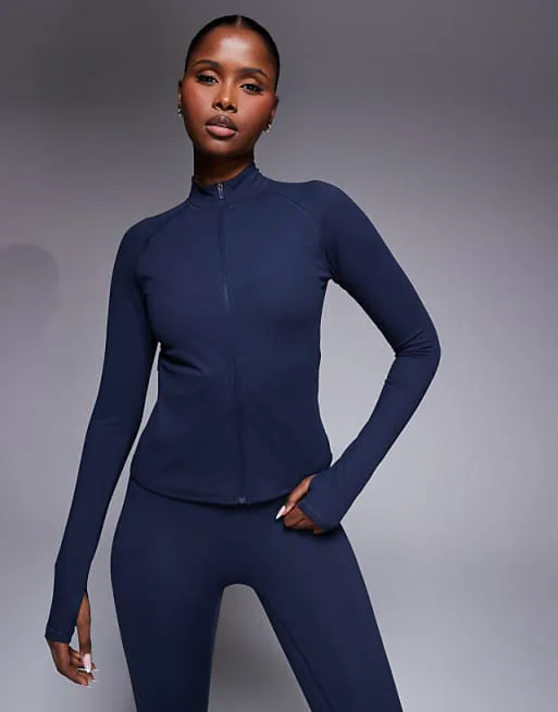 4505 Icon темно-синий топ с длинными рукавами и молнией Soft Touch - NAVY
4505 Icon темно-синий топ с длинными рукавами и молнией Soft Touch - NAVY