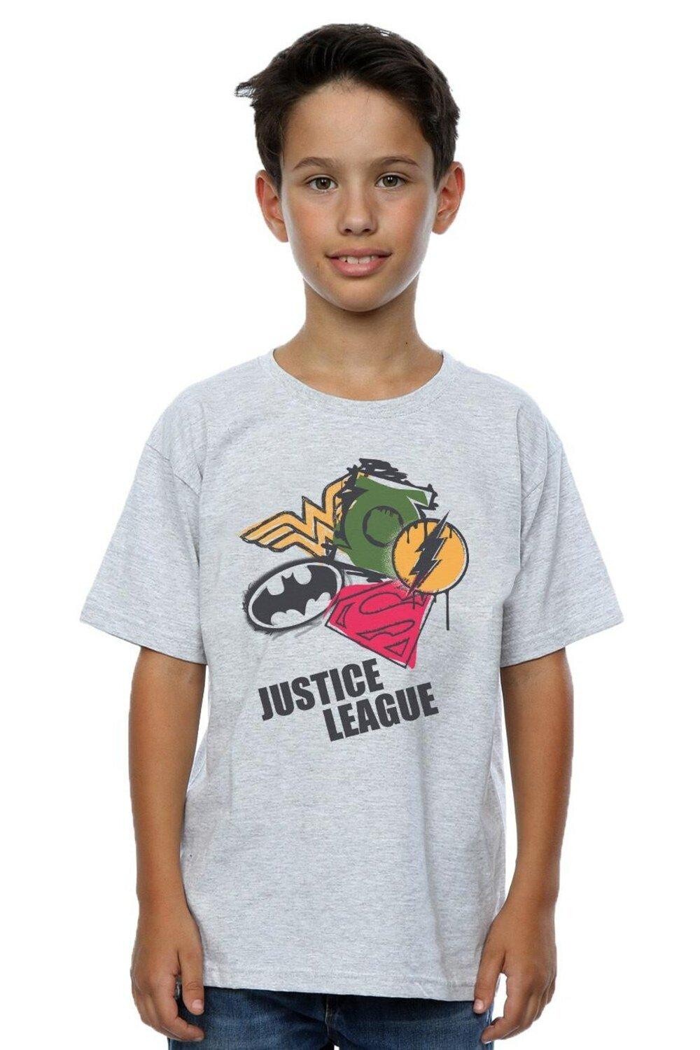 Футболка с логотипом «Лига справедливости» DC Comics, серый
Футболка с логотипом «Лига справедливости» DC Comics, серый