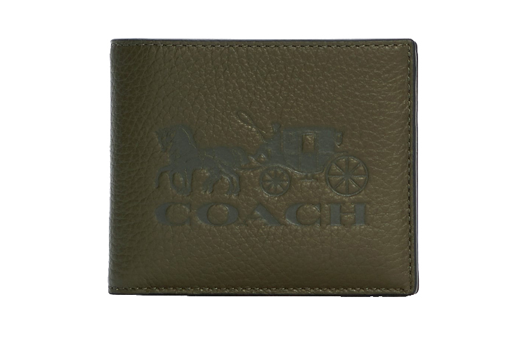 Кошелек 3 в 1 из галереи кожи обычного размера для мужской коллекции Оливковый зеленый Бежевый Мультиколор COACH 
Кошелек 3 в 1 из галереи кожи обычного размера для мужской коллекции Оливковый зеленый Бежевый Мультиколор COACH