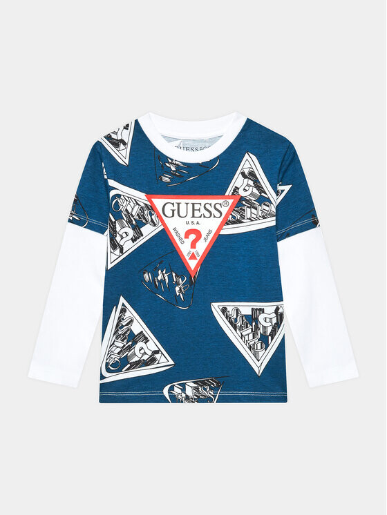 Блуза стандартного кроя Guess, синий
Блуза стандартного кроя Guess, синий