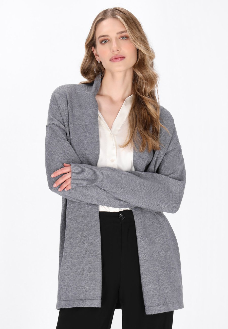 Кардиган DreiMaster Cardigan, Grey Melange/Grey
Кардиган DreiMaster Cardigan, Grey Melange/Grey