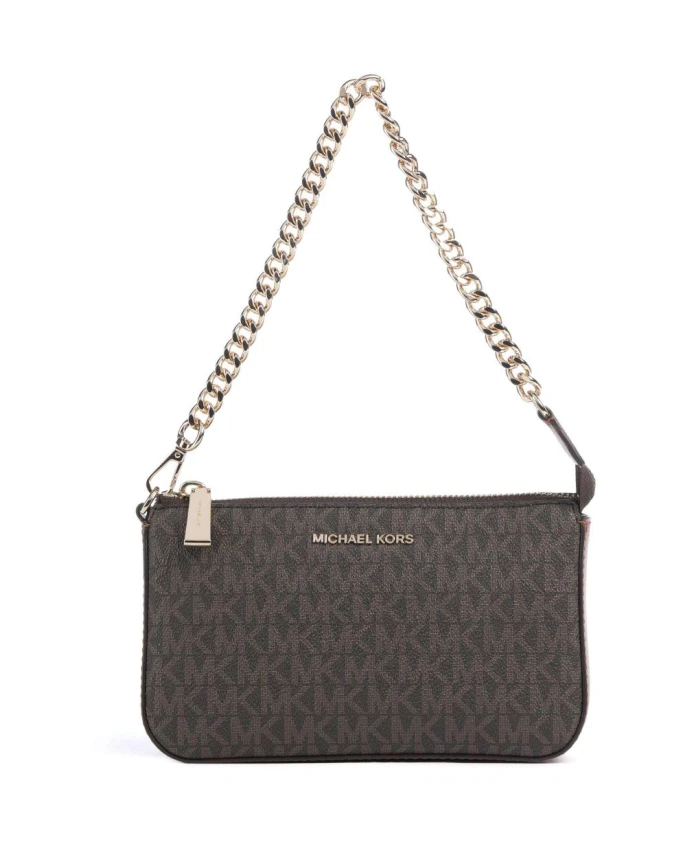 Сумка через плечо с цепочкой и подвеской с логотипом. Michael Kors, коричневый
Сумка через плечо с цепочкой и подвеской с логотипом. Michael Kors, коричневый