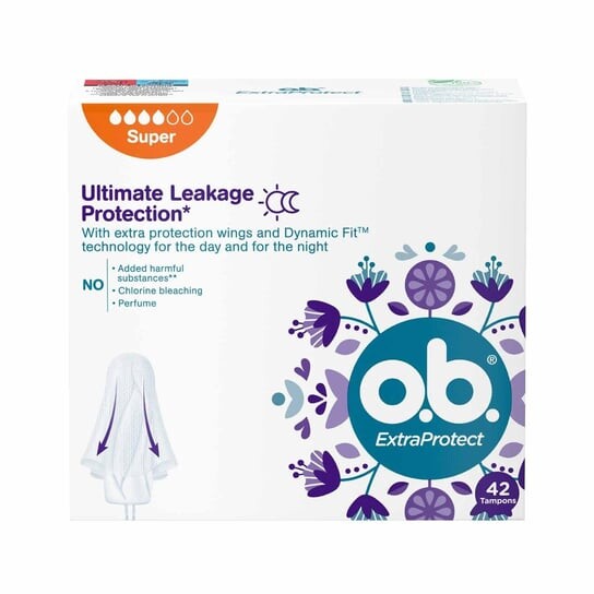Тампоны JJ13680, 42 шт. Ob, Extra Protect Super
Тампоны JJ13680, 42 шт. Ob, Extra Protect Super