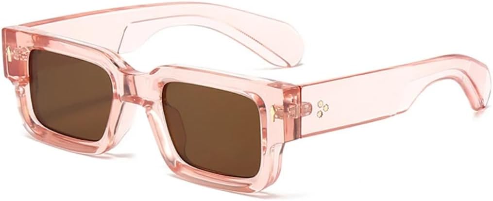 Женские солнцезащитные очки в винтажном стиле с заклепками, модные, с прозрачными линзами с градиентом, солнцезащитные очки UV400, мужские в стиле панк UUPTTPL, Pink Tea
Женские солнцезащитные очки в винтажном стиле с заклепками, модные, с прозрачными линзами с градиентом, солнцезащитные очки UV400, мужские в стиле панк UUPTTPL, Pink Tea