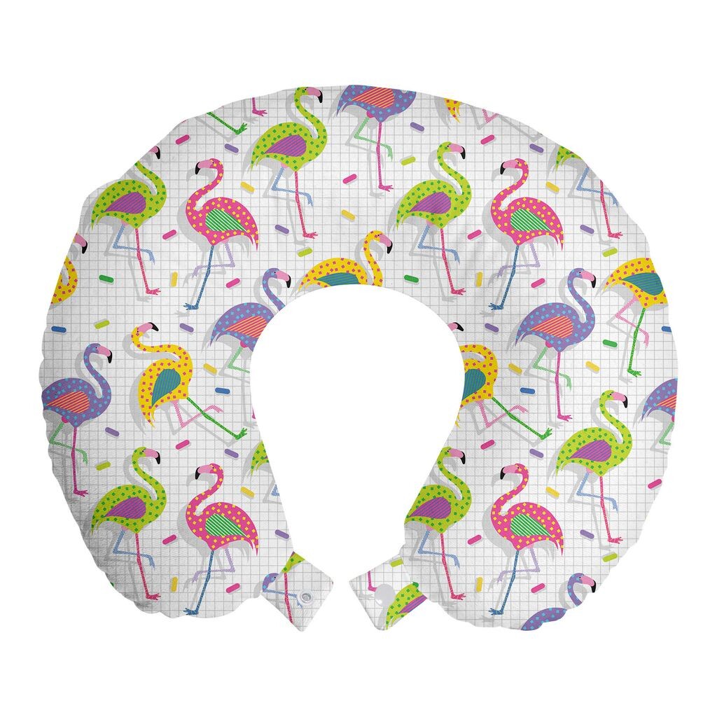 ABAKUHAUS Flamingo Travel Pillow Подушка для шеи, красочные узоры в стиле ретро, пенопластовые дорожные принадлежности для самолета и автомобиля, 30x30 см, разноцветные
ABAKUHAUS Flamingo Travel Pillow Подушка для шеи, красочные узоры в стиле ретро, пенопластовые дорожные принадлежности для самолета и автомобиля, 30x30 см, разноцветные