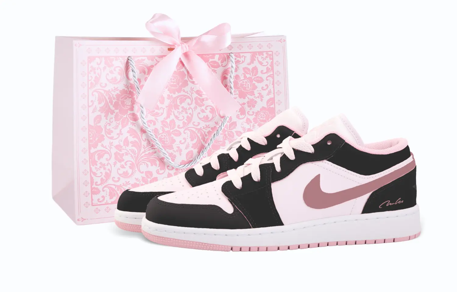 Jordan Air 1 Slip Resistant Abrasion Resistant Low top детские баскетбольные кроссовки Pink Black для подростков
Jordan Air 1 Slip Resistant Abrasion Resistant Low top детские баскетбольные кроссовки Pink Black для подростков