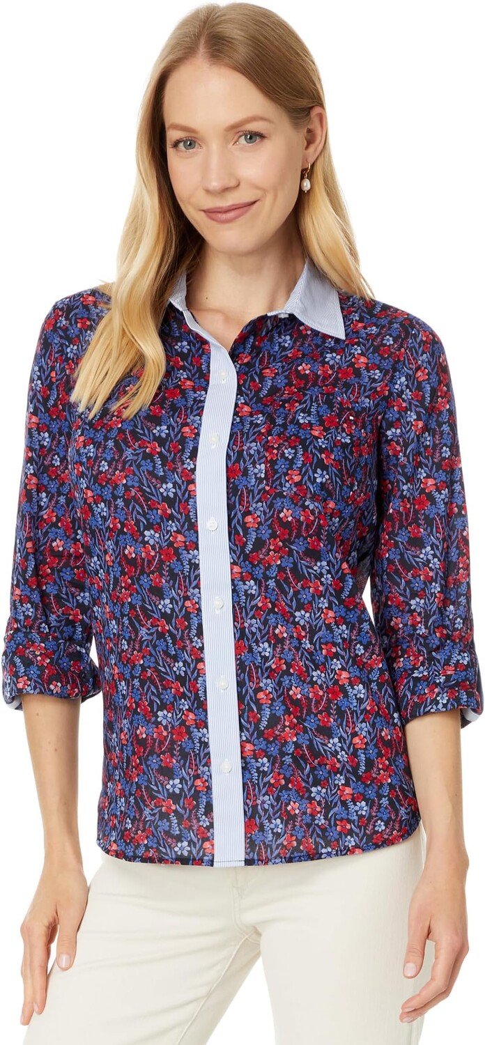 Рубашка Tommy Hilfiger Floral Roll Tab, цвет Sky Captain/Scarlet
Рубашка Tommy Hilfiger Floral Roll Tab, цвет Sky Captain/Scarlet