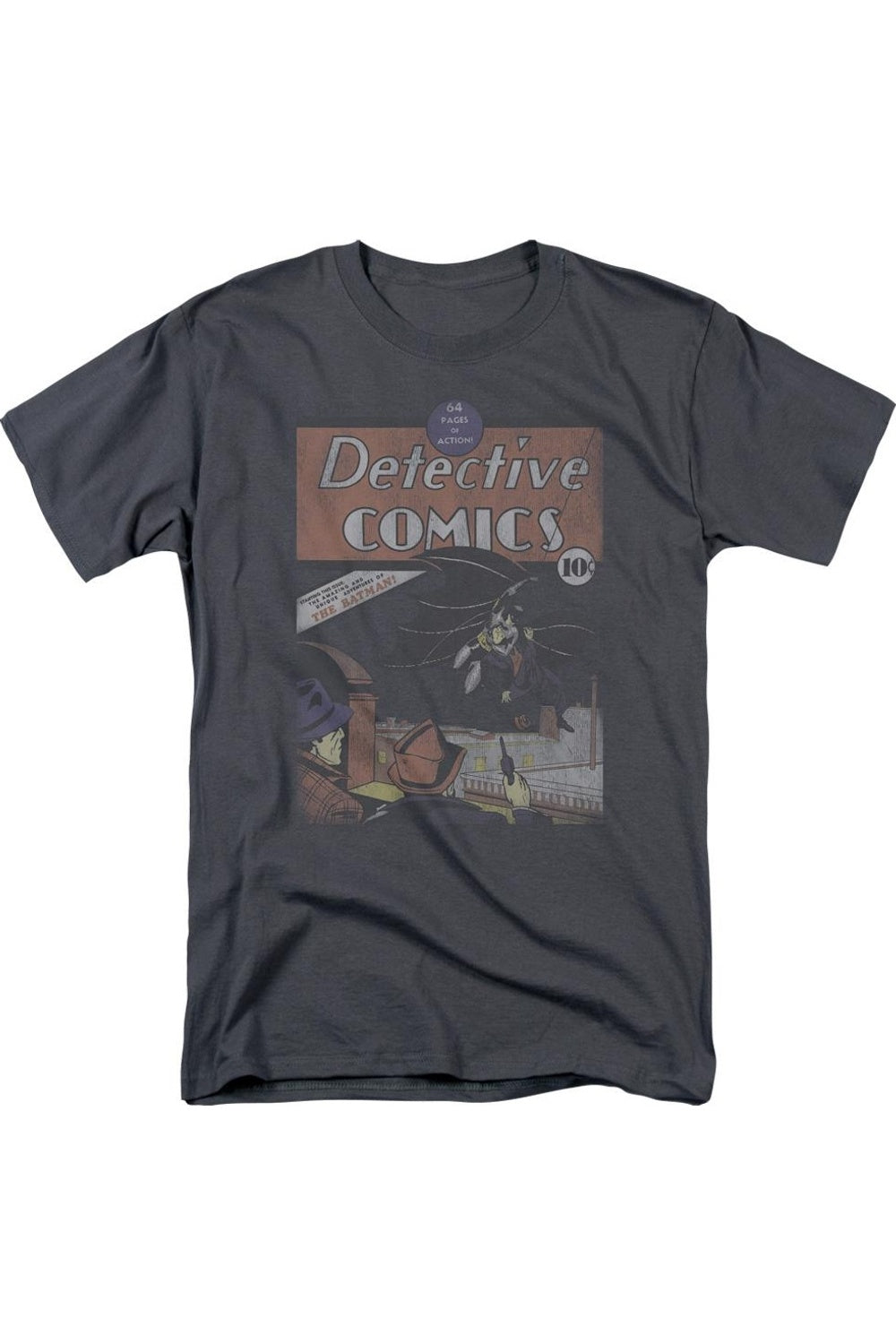 Футболка DC Comics Detective #27 с коротким рукавом для взрослых Gildan, цвет charcoal
Футболка DC Comics Detective #27 с коротким рукавом для взрослых Gildan, цвет charcoal