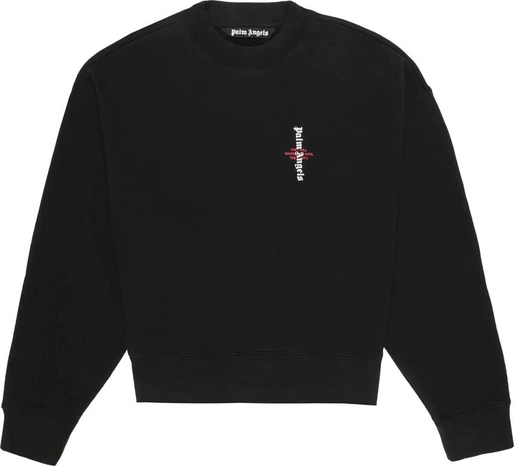 Толстовка Palm Angels Statement Sweatshirt 'Black/White', черный
Толстовка Palm Angels Statement Sweatshirt 'Black/White', черный