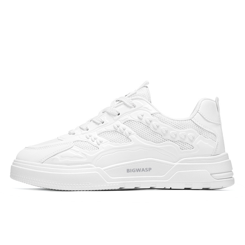 BIGWASP Мужские белые кеды низкие, цвет White
BIGWASP Мужские белые кеды низкие, цвет White