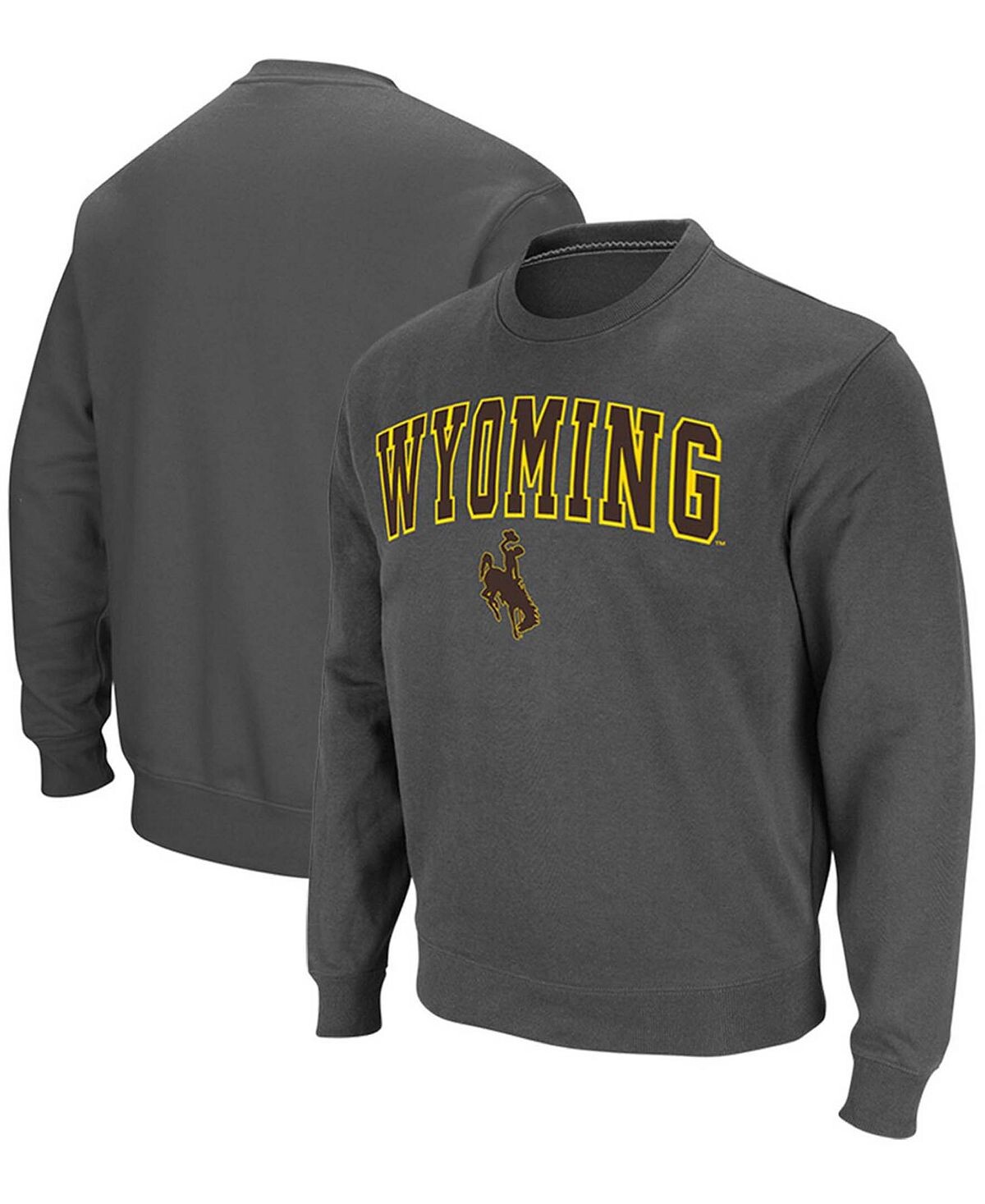Мужская темно-серая футболка wyoming cowboys arch & logo tackle twill pullover sweatshirt Colosseum, мульти
Мужская темно-серая футболка wyoming cowboys arch & logo tackle twill pullover sweatshirt Colosseum, мульти