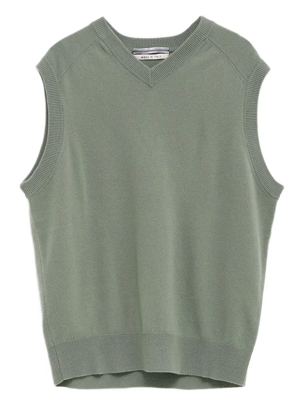 Трикотажный топ без рукавов с V-образным вырезом Cristaseya, зеленый
Трикотажный топ без рукавов с V-образным вырезом Cristaseya, зеленый