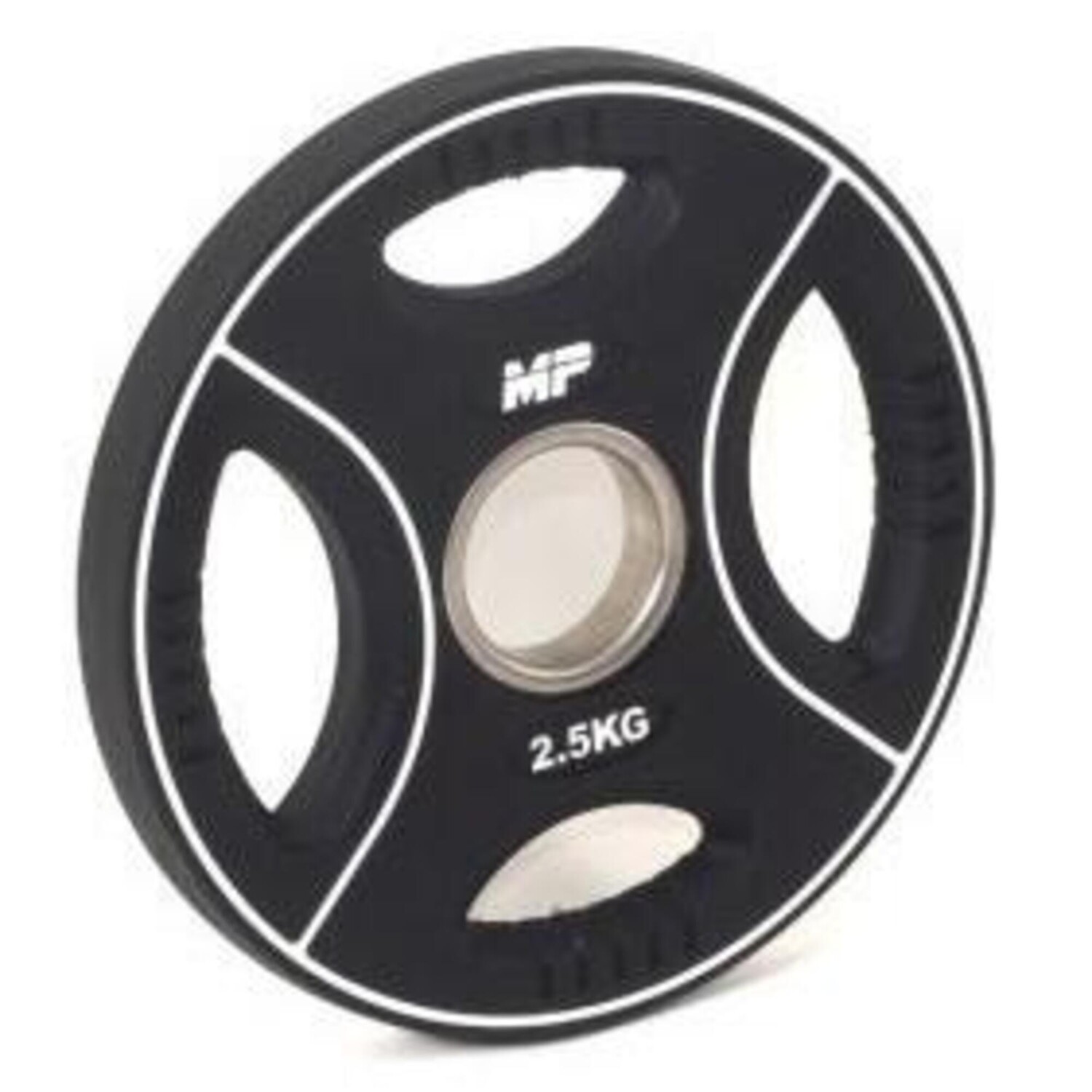 Грузовая пластина из полиуретана с 4 ручками - 50 мм - 2,5 кг MUSCLE POWER, черный 
Грузовая пластина из полиуретана с 4 ручками - 50 мм - 2,5 кг MUSCLE POWER, черный