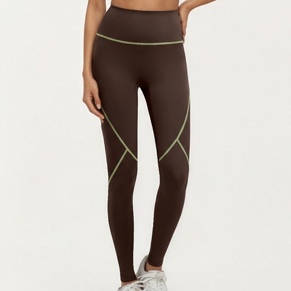 Женские леггинсы с высокой талией, контрастными швами и компрессионным эффектом Anna-Kaci, Brown
Женские леггинсы с высокой талией, контрастными швами и компрессионным эффектом Anna-Kaci, Brown