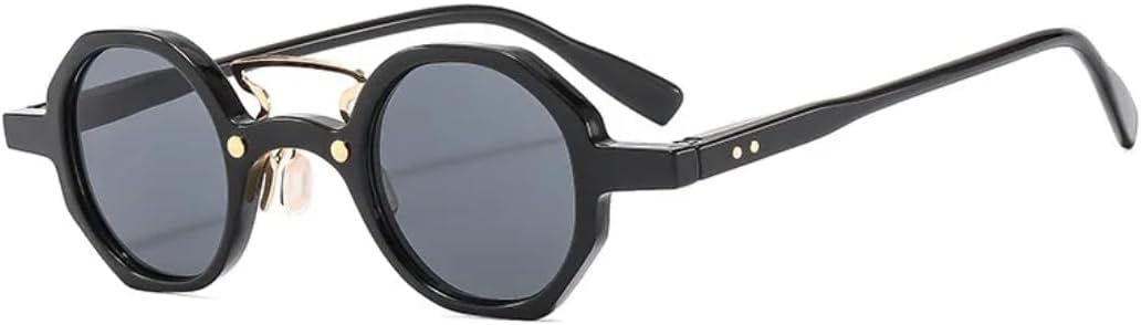 Солнцезащитные очки для мужчин и женщин - защита UV400 - маленькие круглые прозрачные линзы цвета "океан" для занятий спортом на открытом воздухе и вождения DSVIGF, Black
Солнцезащитные очки для мужчин и женщин - защита UV400 - маленькие круглые прозрачные линзы цвета "океан" для занятий спортом на открытом воздухе и вождения DSVIGF, Black