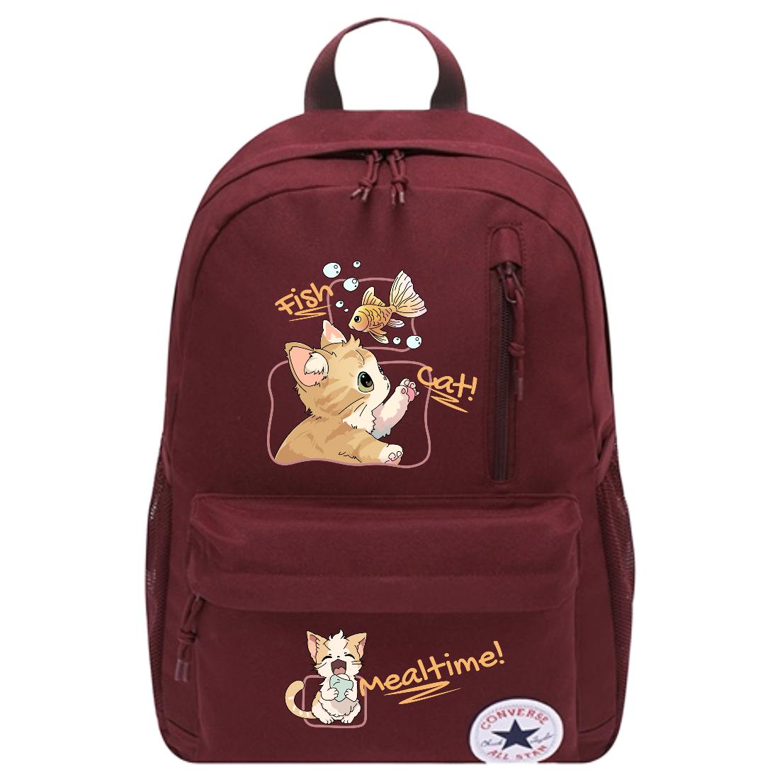 Converse Полиэстеровый рюкзак средний размер унисекс портвейново-красный, Cute Kitten
Converse Полиэстеровый рюкзак средний размер унисекс портвейново-красный, Cute Kitten