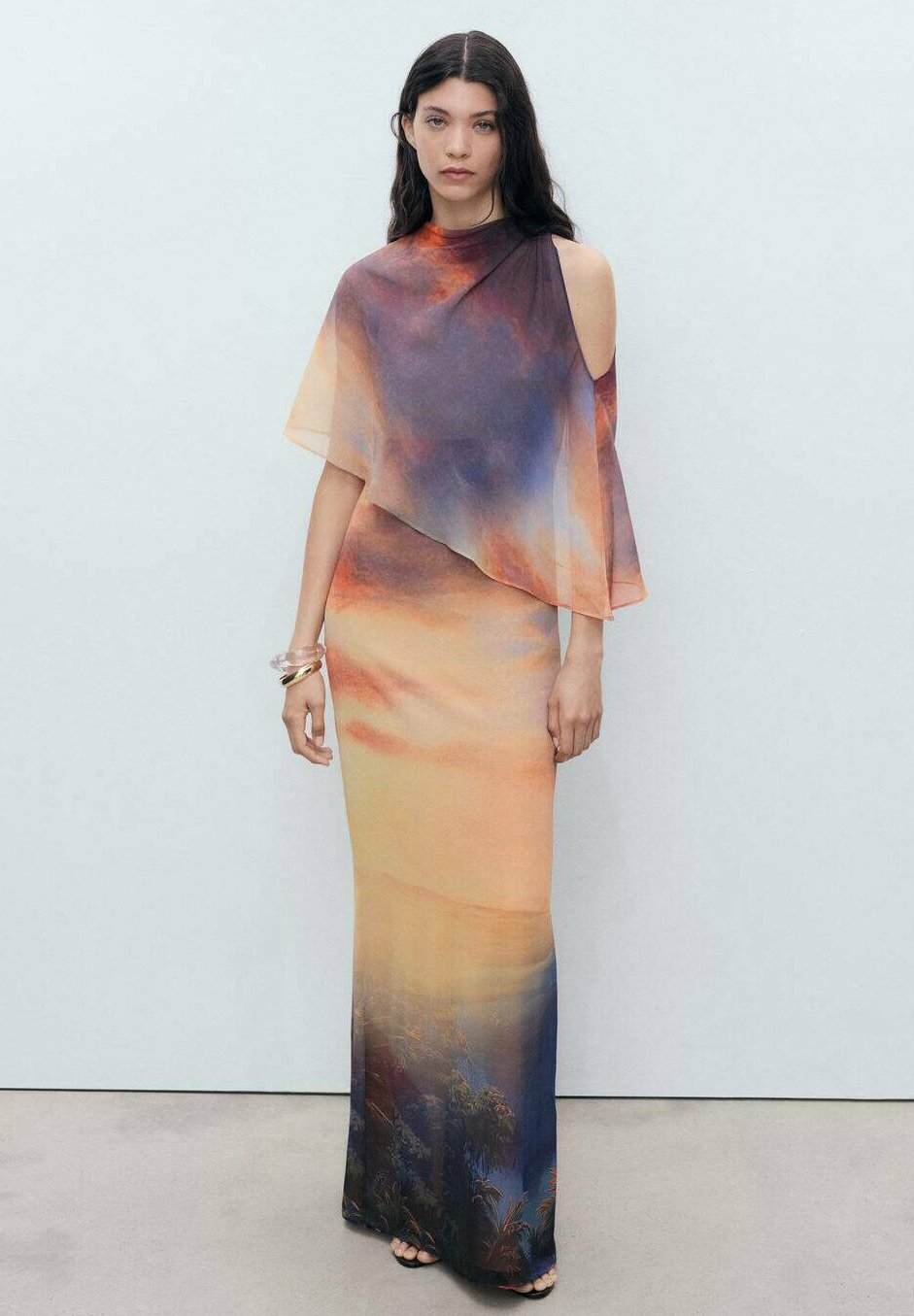 Платье макси WITH ASYMMETRICAL LAYER Mango, оранжевый
Платье макси WITH ASYMMETRICAL LAYER Mango, оранжевый