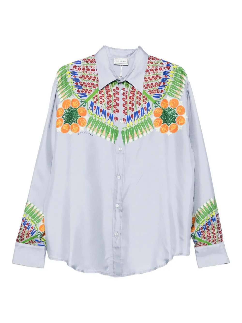 Рубашка с длинными рукавами и цветочным принтом Pierre-Louis Mascia, синий
Рубашка с длинными рукавами и цветочным принтом Pierre-Louis Mascia, синий