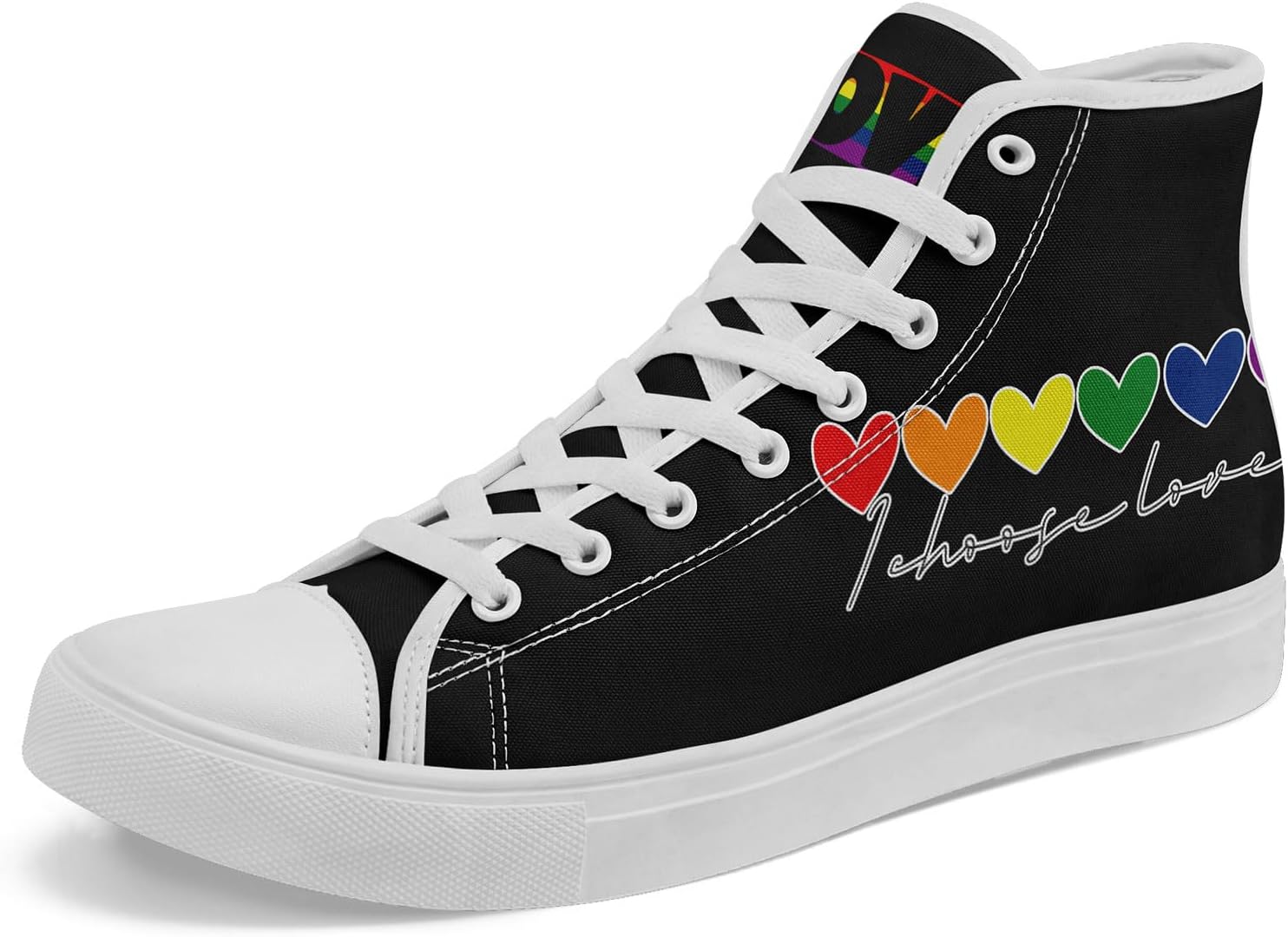 Высокие кеды Rainbow на шнуровке - стильная обувь для мужчин и женщин, легкая повседневная обувь, подарок во имя равенства Awsole, белый/красный/зеленый/желтый/оранжевый
Высокие кеды Rainbow на шнуровке - стильная обувь для мужчин и женщин, легкая повседневная обувь, подарок во имя равенства Awsole, белый/красный/зеленый/желтый/оранжевый