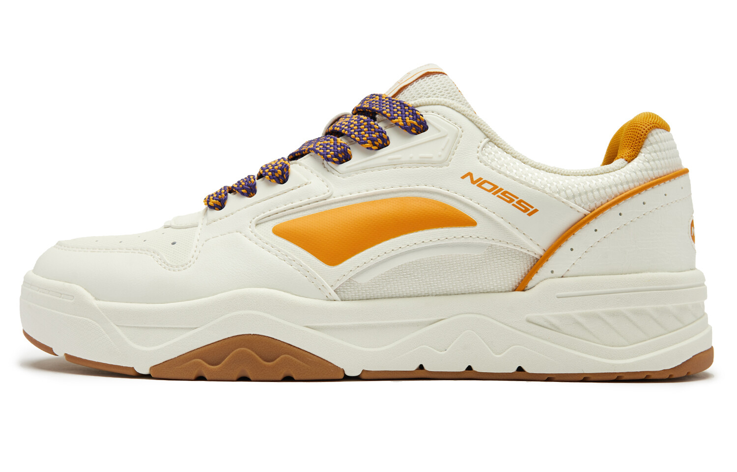 Кроссовки для скейтборда мужские низкие цвета слоновой кости, янтарно-желтый Qiaodan
Кроссовки для скейтборда мужские низкие цвета слоновой кости, янтарно-желтый Qiaodan