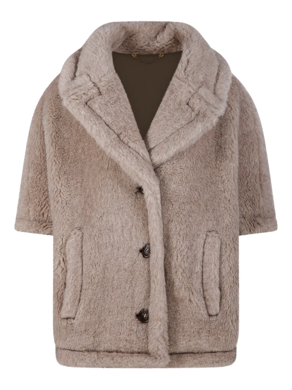 Кейп с короткими рукавами Max Mara, бежевый
Кейп с короткими рукавами Max Mara, бежевый