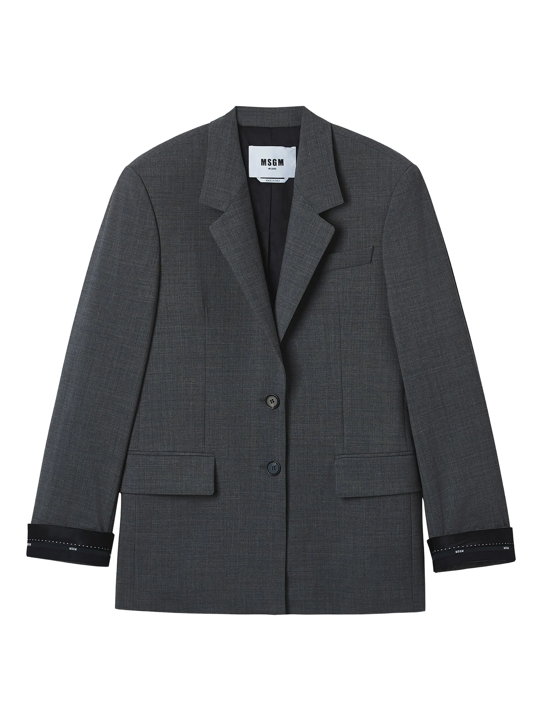 Блейзер с заостренными лацканами Msgm, серый
Блейзер с заостренными лацканами Msgm, серый