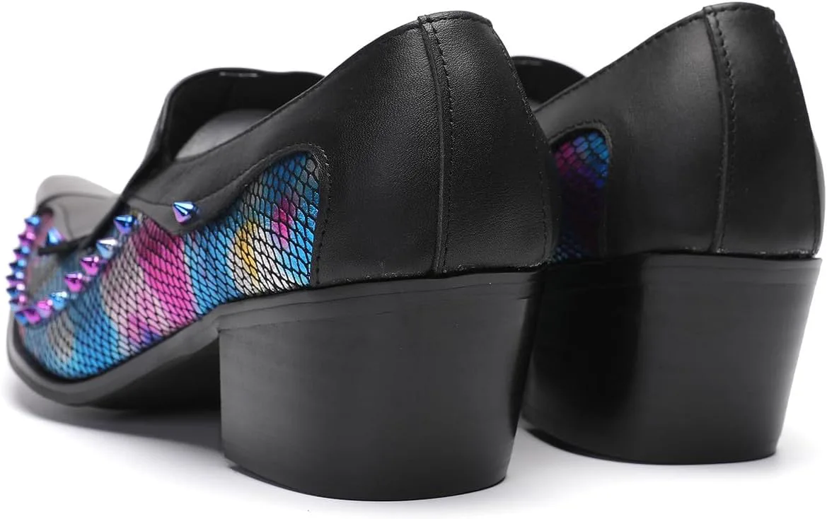 Мужские повседневные лоферы Santimon - настоящая кожаная обувь с металлическим носком и радужными бусинами, на свадебные, бальные и праздничные мероприятия, черный/синий
Мужские повседневные лоферы Santimon - настоящая кожаная обувь с металлическим носком и радужными бусинами, на свадебные, бальные и праздничные мероприятия, черный/синий