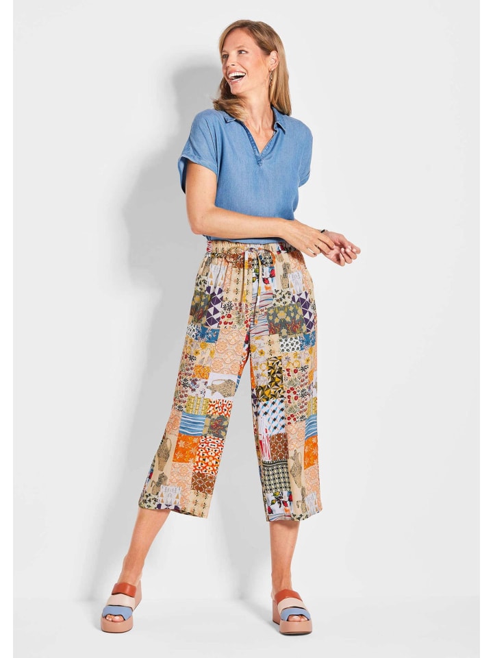 Тканевые брюки GOLDNER, цвет gelb/gemustert
Тканевые брюки GOLDNER, цвет gelb/gemustert