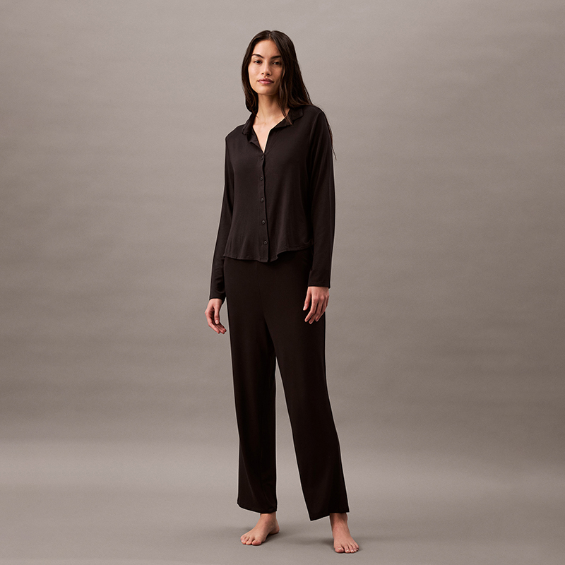 Calvin Klein Пижамные штаны Women's Space Black
Calvin Klein Пижамные штаны Women's Space Black