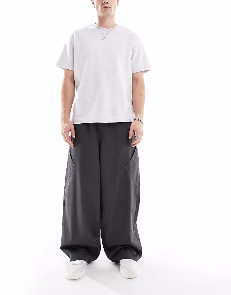 Брюки-карго свободного кроя Asos Design, темно-серый
Брюки-карго свободного кроя Asos Design, темно-серый