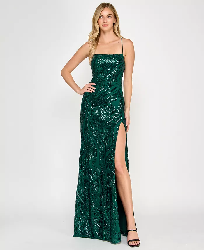 Вечернее платье для девушек с кружевной шнуровкой на спине и пайетками Crystal Doll, зеленый
Вечернее платье для девушек с кружевной шнуровкой на спине и пайетками Crystal Doll, зеленый