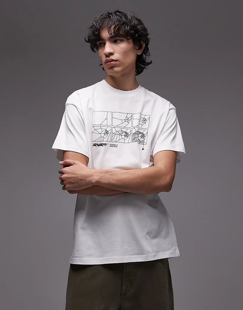 Футболка Carhartt WIP Theory and Practice белого цвета
Футболка Carhartt WIP Theory and Practice белого цвета