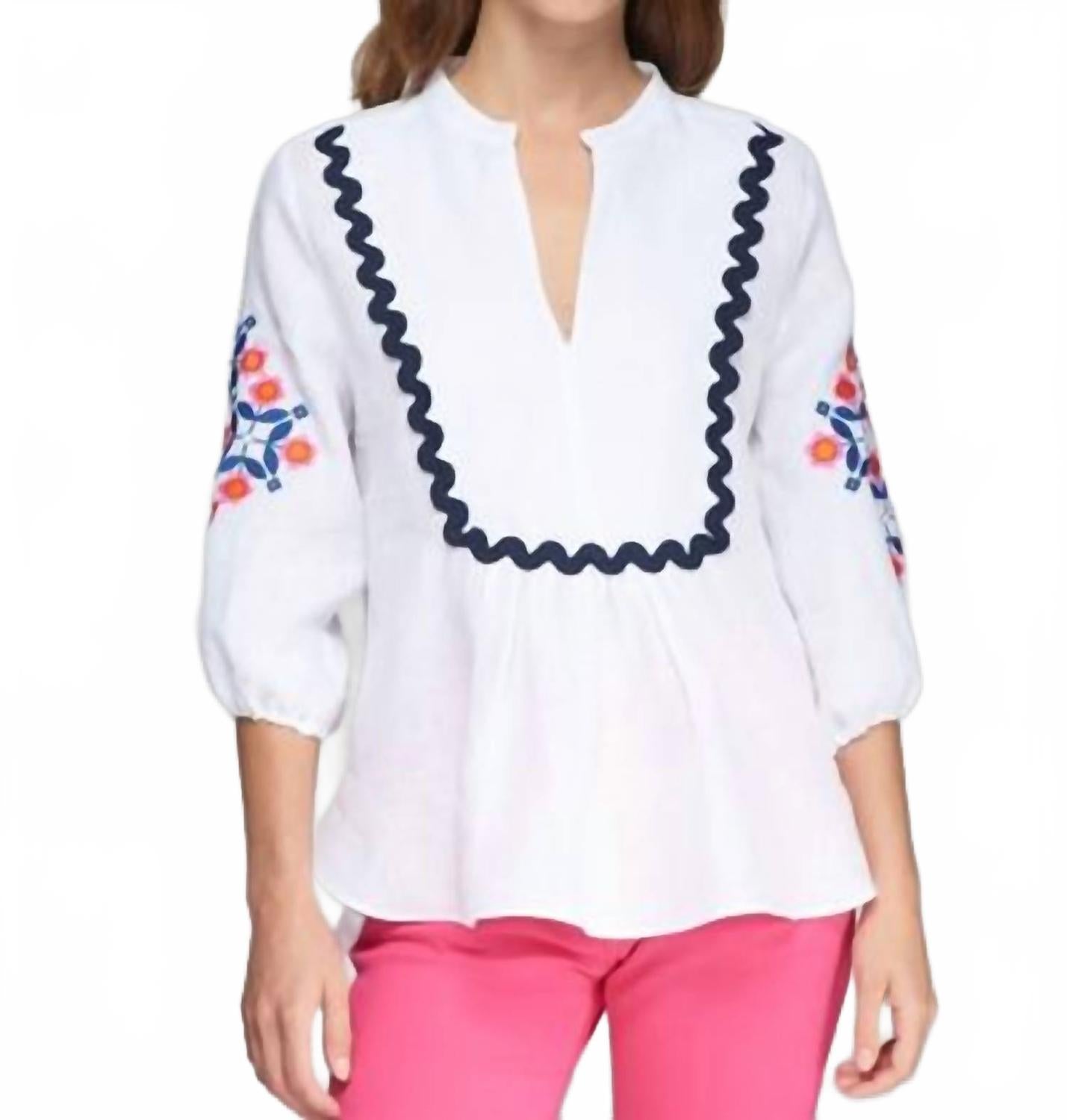 Топ с рюшами Uno Blanco Vilagallo, Uno Blanco
Топ с рюшами Uno Blanco Vilagallo, Uno Blanco