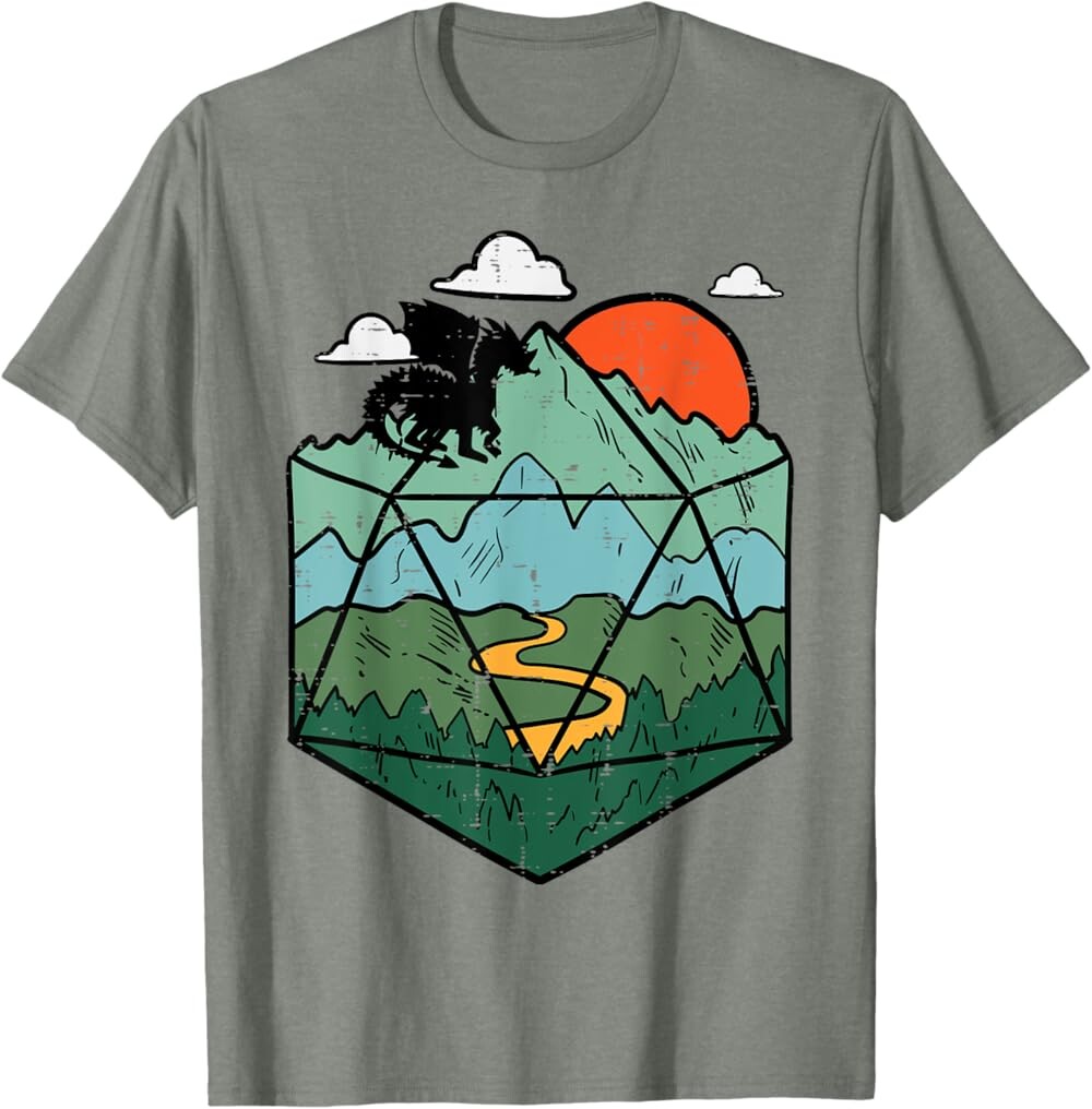 Мужская футболка RPG Mountain Gamer, оливковый
Мужская футболка RPG Mountain Gamer, оливковый