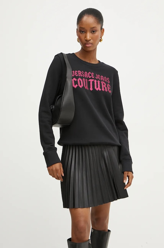 Хлопковая толстовка Versace Jeans Couture, черный
Хлопковая толстовка Versace Jeans Couture, черный